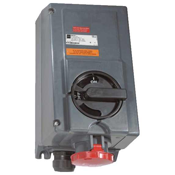Wall-mounting Sockets 125 A Series 8581/31
